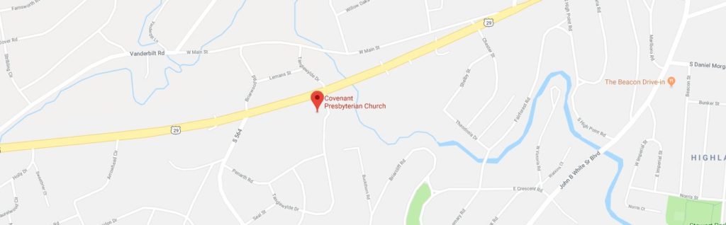 Directions to Covenant Presbyterian Church